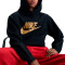Felpa Nike Club Fleece Hdy Gold Satn da Bambino