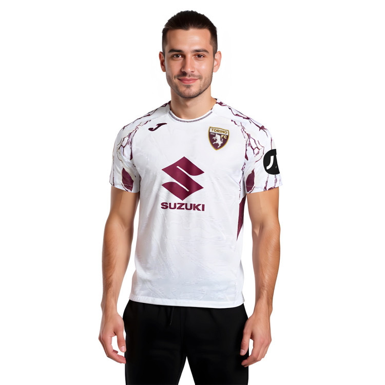 Maglia Joma Torino Away 2025-2026 White Fútbol Emotion The Pitch