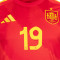 Maglia adidas Spagna Home Europei 2024 da Bambino