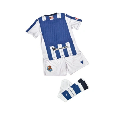 Completo Real Sociedad Home Kit 2025-2026 da Bambino