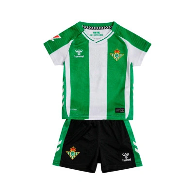 Completo Real Betis Home Kit 2025-2026 da Bambino