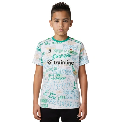 Maglia Real Betis Pre-Match 2025-2026 da Bambino