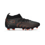 Future 9 Match FG/AG da Bambino-Puma Black-Glowing Red-Strong Gray