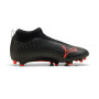 Ultra 6 Match+ LL FG/AG da Bambino-Puma Black-Puma Red-Strong Gray