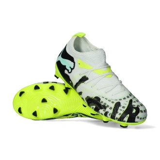 Scarpe Future 9 Match Creativity FG/AG da Bambino Mint Jelly-Lux Lime-Puma White-Puma Black