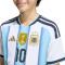 Maglia adidas Messi Argentina Home Mondiali 2026 da Bambino