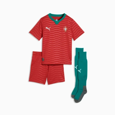 Completo Portogallo (Pff) Home Kit Mondiali 2026 da Bambino