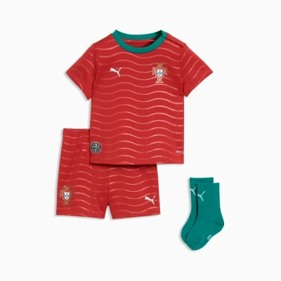 Completo Portogallo (Pff) Home Kit Mondiali 2026 da Neonato