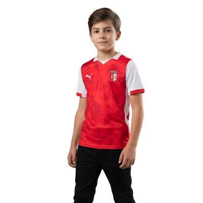 Maglia SC Braga Home 2025-2026 da Bambino