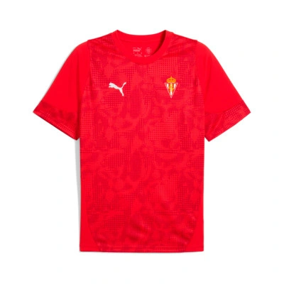 Maglia Sporting Gijon Training 2025-2026 da Bambino