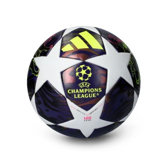 Pallone UEFA Champions League 2025-2026 J290 League Dark purple-White-Solar yellow