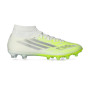 F50 Sparkfusion League FG/AG da Donna-White-Iron Met-Hi-Res Yellow