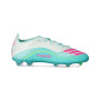 F50 Messi Elite FG da Bambino-White-Lucid Pink-Flash Aqua