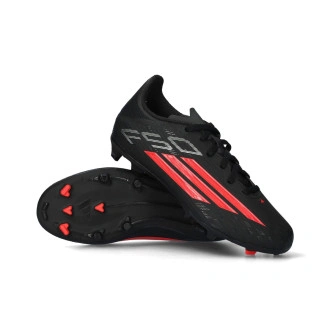 Scarpe F50 League FG/MG da Bambino Core Black-Lucid Red-Core Black