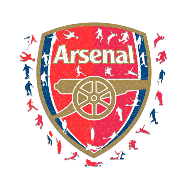 Porta Pranzo Arsenal FC Con Emblema Ufficiale - Lunch Box In Poliestere Rosso E Nero Con Manico - 2