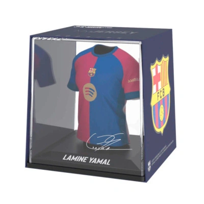 Vetrina maglia FCB Lamine Yamal 2024-2025