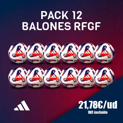 Pallone Pack 12 unidades RFGF