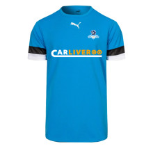 Maglia teamRISE m/c Soccer Trani Electric Blue Lemonade-Black-White