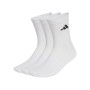 Essentials Crew (3 paia)-White-White-Black