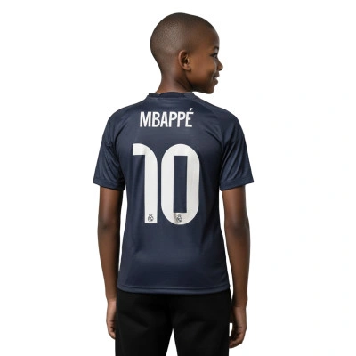 Maglia Mbappé Real Madrid Away 2025-2026 da Bambino