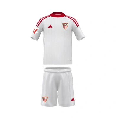 Completo Sevilla FC Home Kit 2025-2026 da Bambino