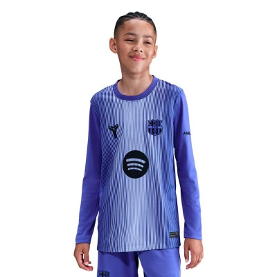 Maglietta Fc Barcelona Away Portiere 2025-2026 da Bambino
