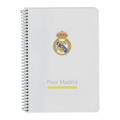 Quaderno Copertina rigida Real Madrid 80 fogli