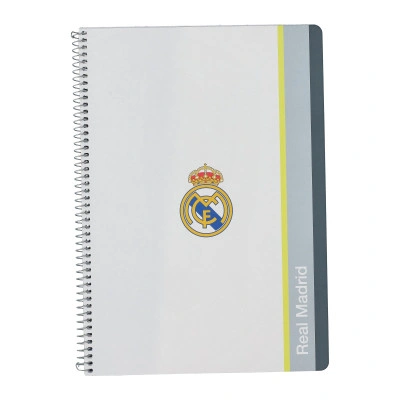 Quaderno copertina rigida Real Madrid 80 fogli