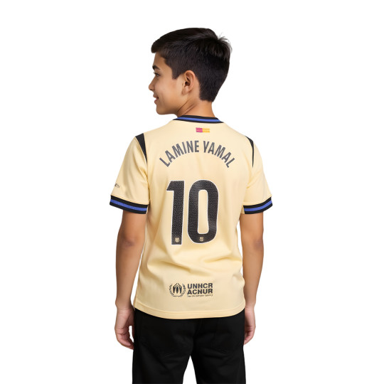 Maglia Bambino FC Barcelona Lamine Yamal 1° Set 25/26 – Replica Ufficiale Blaugrana Con Nome E Numero