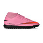 Zoom Mercurial Superfly 10 Club Turf-Magic Flamingo-Black-Total Crimson