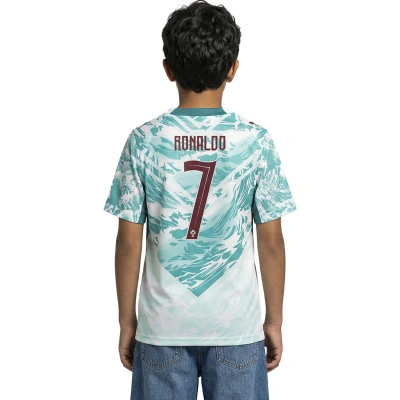 Maglia Portogallo Away Mondiali 2026 Ronaldo da Bambino