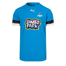 Maglia teamRISE m/c Bambino Scuola Calcio Soccer Trani Electric Blue Lemonade-Black-White