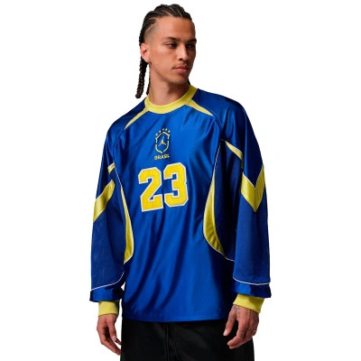 Maglietta Brasil x Jordan Fanswear Mundial 2026