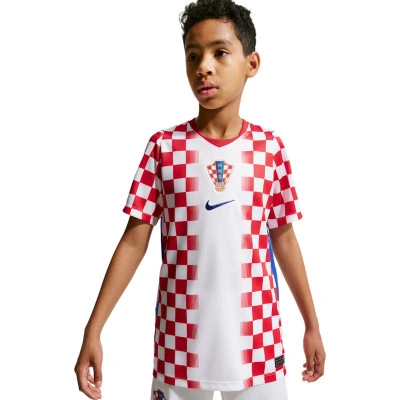 Maglia Croazia Home Mondiali 2026 da Bambino