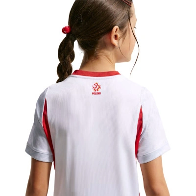 Maglia Polonia Home Mondiali 2026 da Bambino