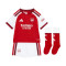 Completo adidas Arsenal FC Home Kit 2026-2027 da Bambino