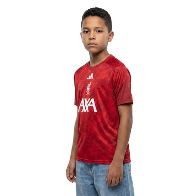 Maglietta Liverpool FC Pre-Match 2026-2027 da Bambino