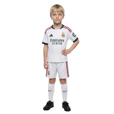 Completo Real Madrid Home Kit 2026-2027 da Bambino