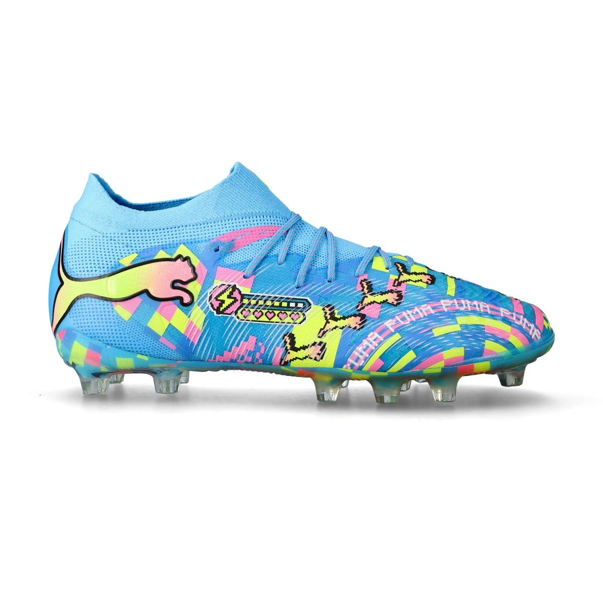bota-puma-future-9-ultimate-advanced-level-ag-white-blue-pink-yellow-1