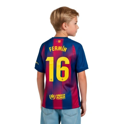 Maglia Fermín FC Barcelona Home 2025-2026 da Bambino