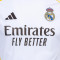 Maglia adidas Real Madrid Home 2025-2026 Vini jr + Patch da Bambino