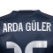 Maglia adidas Real Madrid Away 2025-2026 Arda Güler + Patch da Bambino