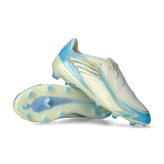 Scarpe F50 Messi Elite FG da Bambino Ivory-Semi Blue Burst-Icey Blue