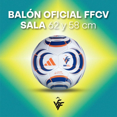 Pallone Tiro SALA FFCV 62cm y 58cm League Sala Ball
