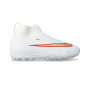 Air Zoom Mercurial Superfly 11 Academy Turf da Bambino-White-Blur-Brt Crimson