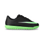 Air Zoom Mercurial Vapor 17 Club Turf da Bambino-Black-Illusion-Green-Black