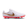 Tiempo Ligera Pro FG-White-Blur-Brt Crimson