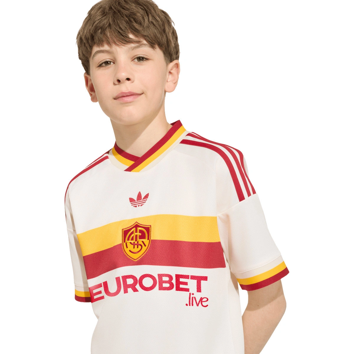 camiseta-adidas-as-roma-segunda-equipacion-2026-2027-nino-wonder-white-2