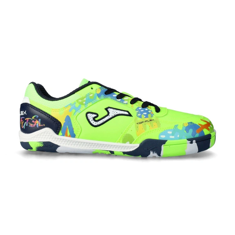 zapatilla-joma-top-flex-junior-barefoot-2611-verde-fluor-indoor-verde-1
