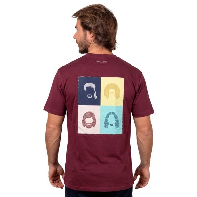 Maglietta 1990 Legends Faces Burgundy